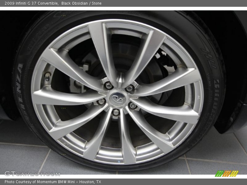 Black Obsidian / Stone 2009 Infiniti G 37 Convertible