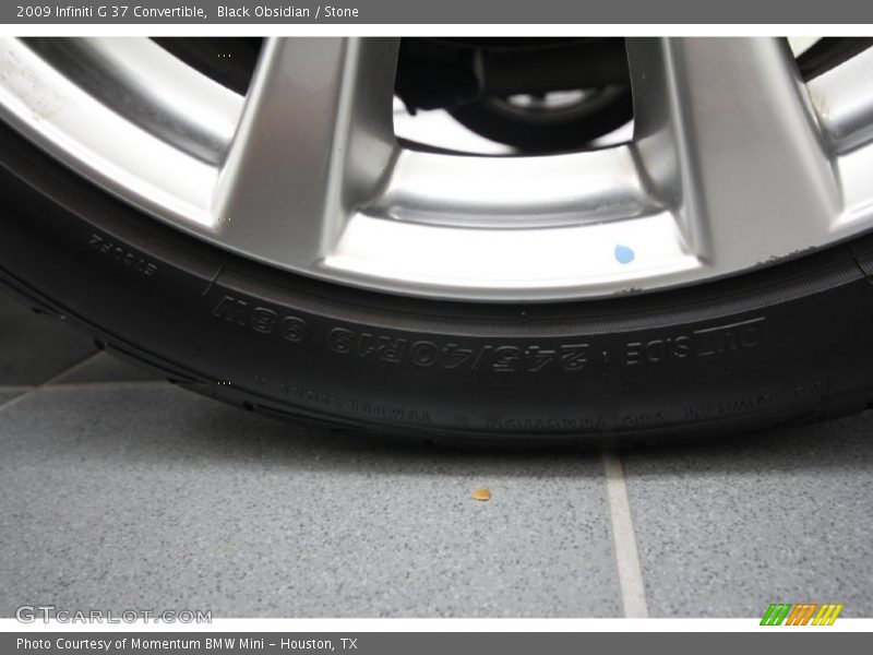 Black Obsidian / Stone 2009 Infiniti G 37 Convertible