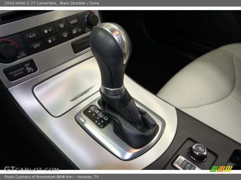 Black Obsidian / Stone 2009 Infiniti G 37 Convertible