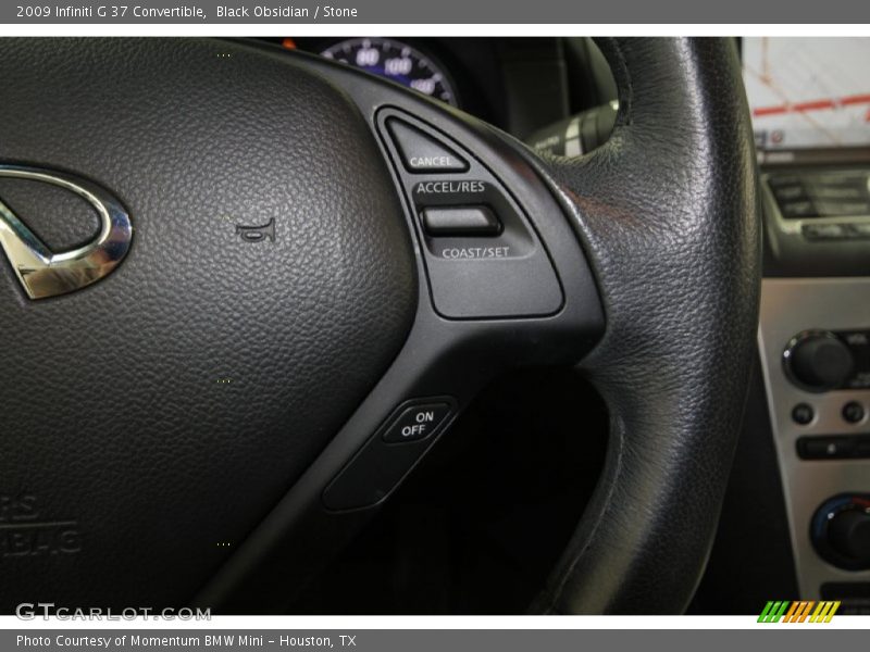 Black Obsidian / Stone 2009 Infiniti G 37 Convertible