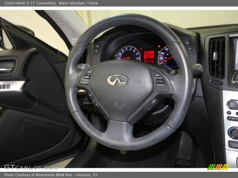 Black Obsidian / Stone 2009 Infiniti G 37 Convertible