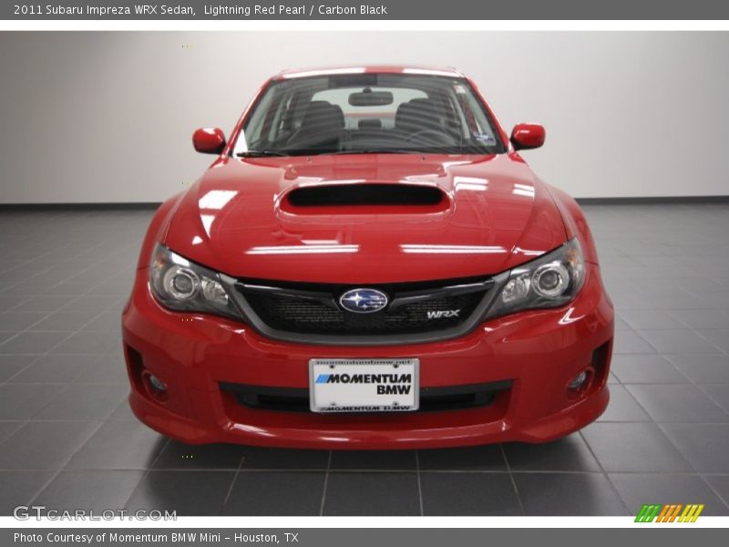 Lightning Red Pearl / Carbon Black 2011 Subaru Impreza WRX Sedan