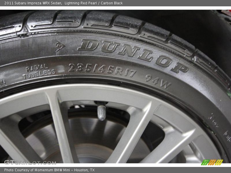 WRX 235/45R17 Dunlop - 2011 Subaru Impreza WRX Sedan