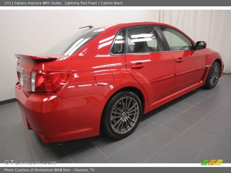 Lightning Red Pearl / Carbon Black 2011 Subaru Impreza WRX Sedan