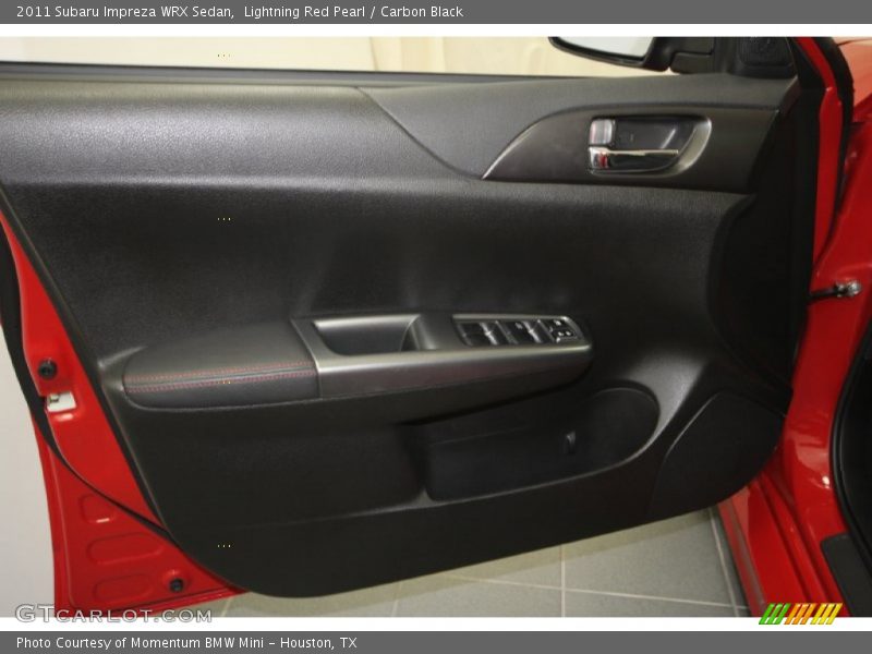 Lightning Red Pearl / Carbon Black 2011 Subaru Impreza WRX Sedan