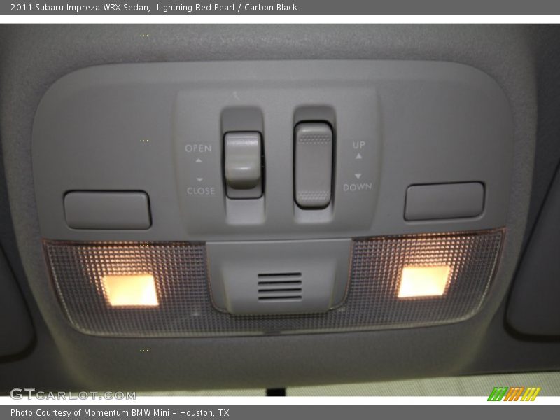 Lightning Red Pearl / Carbon Black 2011 Subaru Impreza WRX Sedan
