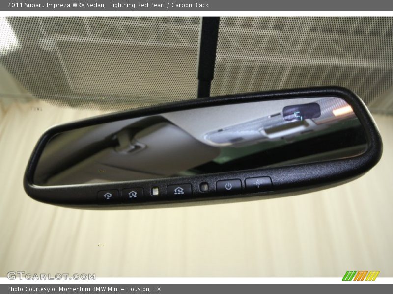 Lightning Red Pearl / Carbon Black 2011 Subaru Impreza WRX Sedan