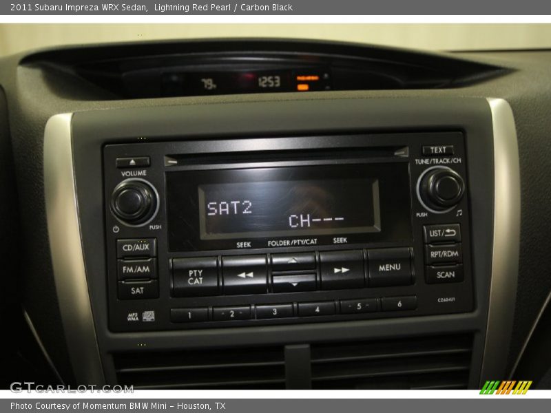 Lightning Red Pearl / Carbon Black 2011 Subaru Impreza WRX Sedan