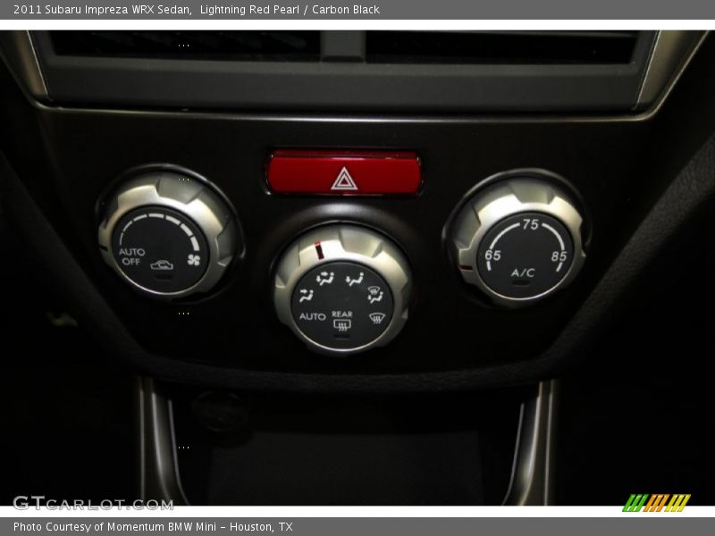 Lightning Red Pearl / Carbon Black 2011 Subaru Impreza WRX Sedan