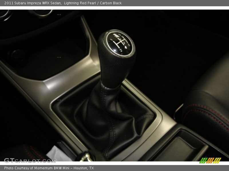 Lightning Red Pearl / Carbon Black 2011 Subaru Impreza WRX Sedan