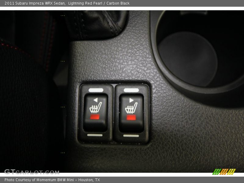 Lightning Red Pearl / Carbon Black 2011 Subaru Impreza WRX Sedan