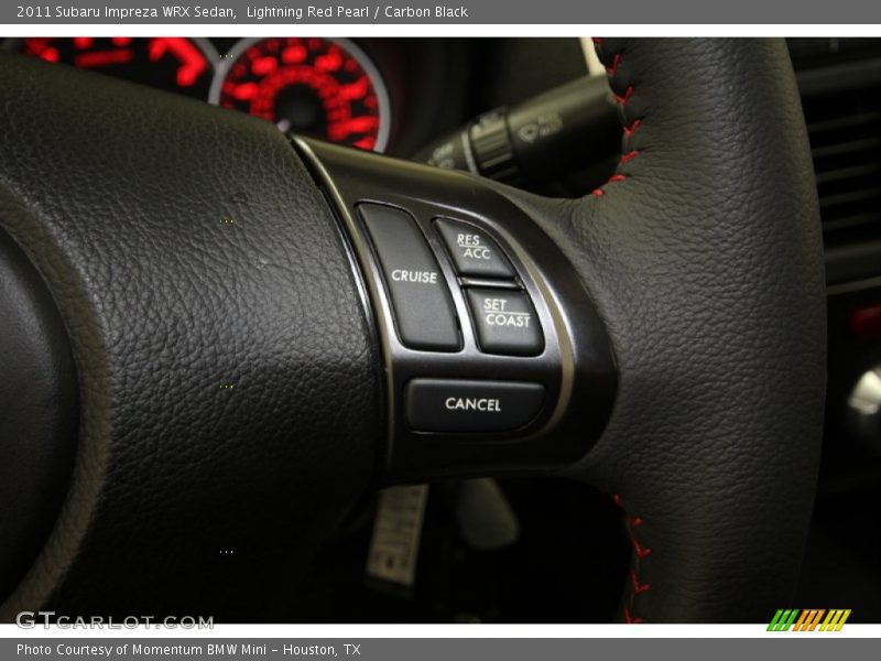 Lightning Red Pearl / Carbon Black 2011 Subaru Impreza WRX Sedan