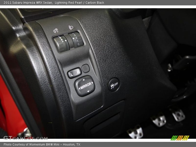 Lightning Red Pearl / Carbon Black 2011 Subaru Impreza WRX Sedan