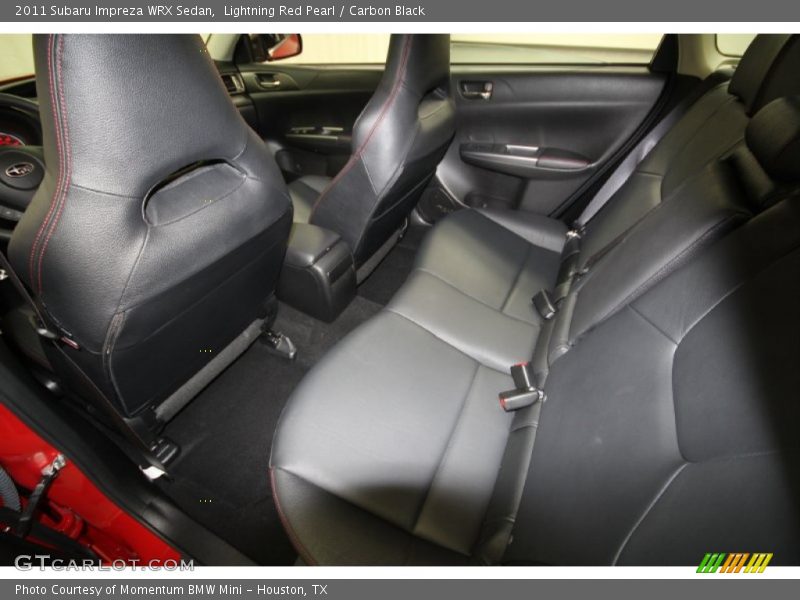 Lightning Red Pearl / Carbon Black 2011 Subaru Impreza WRX Sedan