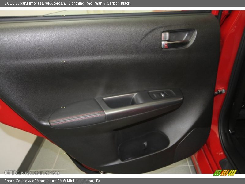 Lightning Red Pearl / Carbon Black 2011 Subaru Impreza WRX Sedan