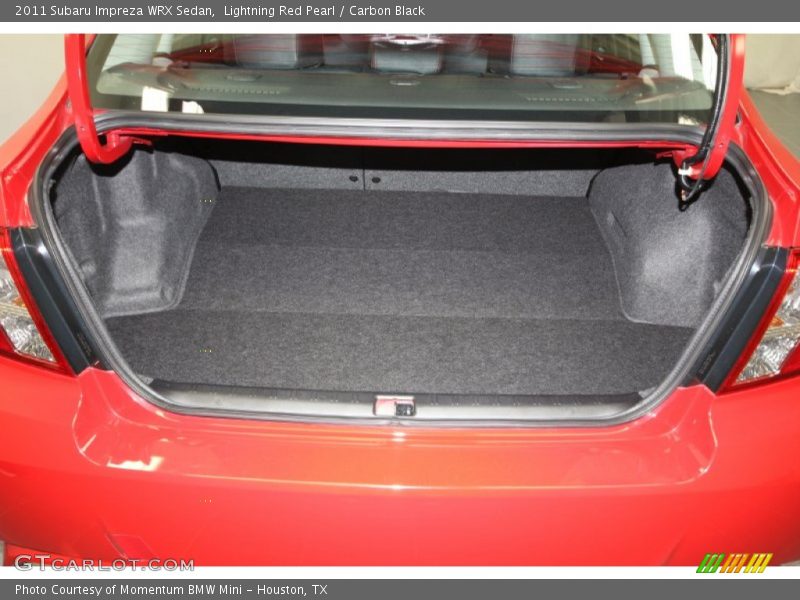 Lightning Red Pearl / Carbon Black 2011 Subaru Impreza WRX Sedan