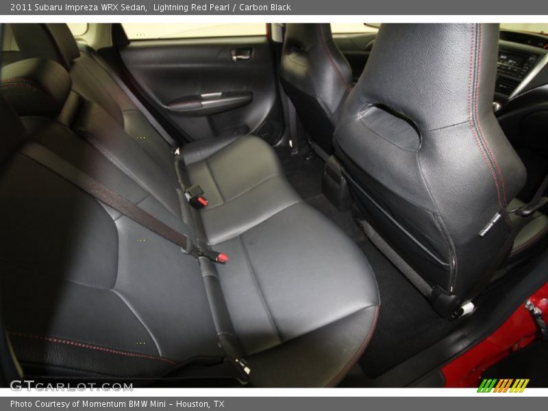 Lightning Red Pearl / Carbon Black 2011 Subaru Impreza WRX Sedan