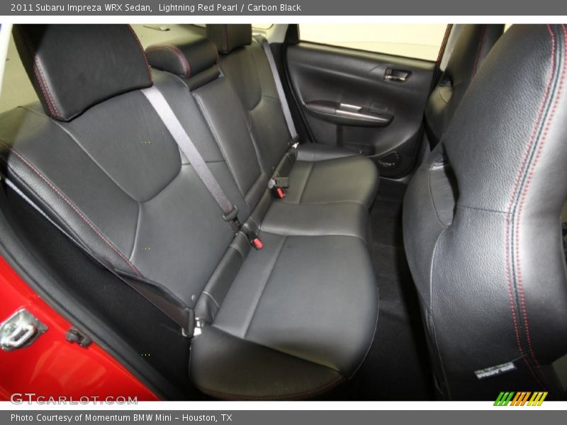 Lightning Red Pearl / Carbon Black 2011 Subaru Impreza WRX Sedan