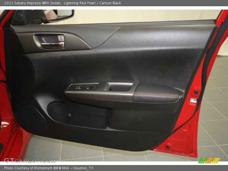 Lightning Red Pearl / Carbon Black 2011 Subaru Impreza WRX Sedan