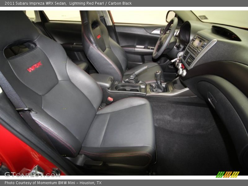 Lightning Red Pearl / Carbon Black 2011 Subaru Impreza WRX Sedan