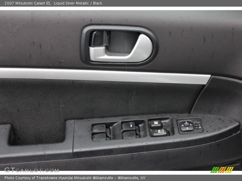 Liquid Silver Metallic / Black 2007 Mitsubishi Galant ES