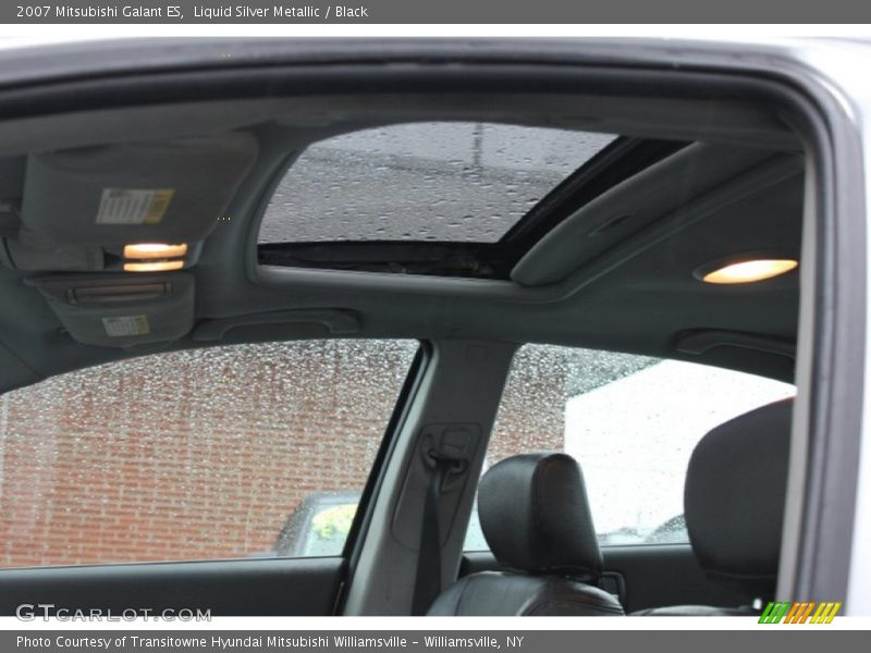 Liquid Silver Metallic / Black 2007 Mitsubishi Galant ES