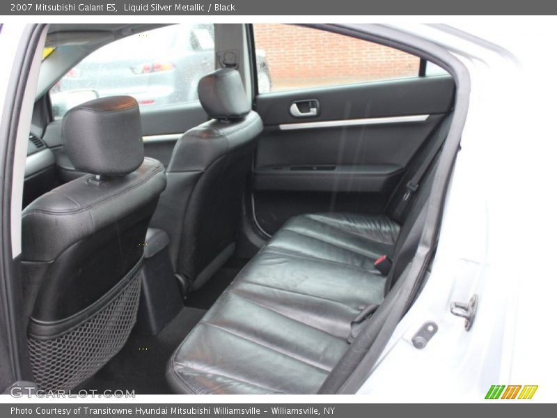 Liquid Silver Metallic / Black 2007 Mitsubishi Galant ES