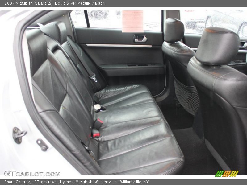 Liquid Silver Metallic / Black 2007 Mitsubishi Galant ES