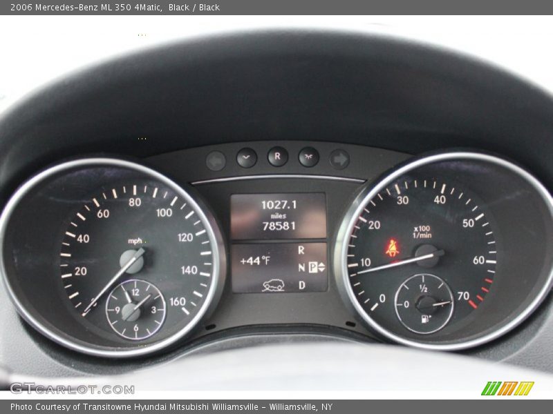  2006 ML 350 4Matic 350 4Matic Gauges