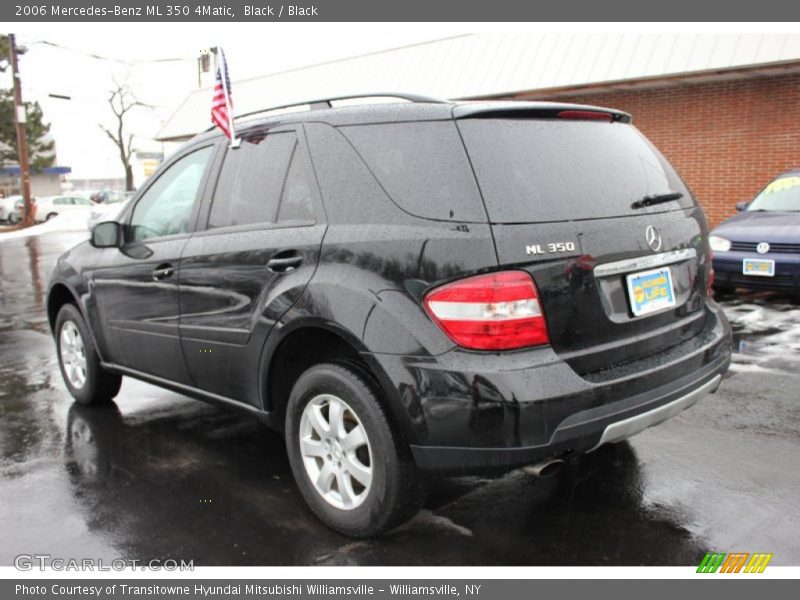 Black / Black 2006 Mercedes-Benz ML 350 4Matic