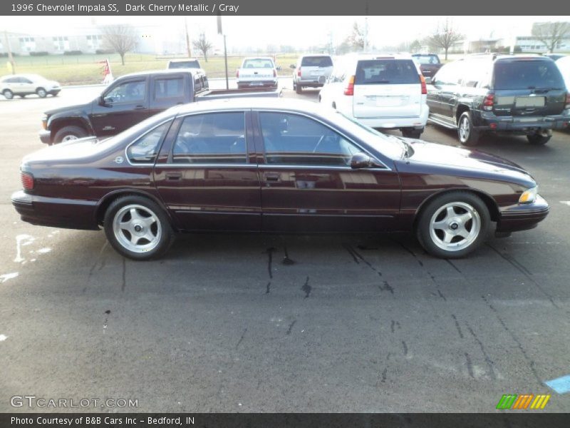 Dark Cherry Metallic / Gray 1996 Chevrolet Impala SS