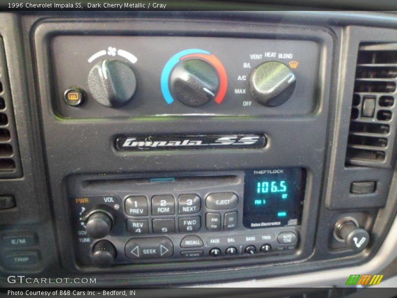 Controls of 1996 Impala SS