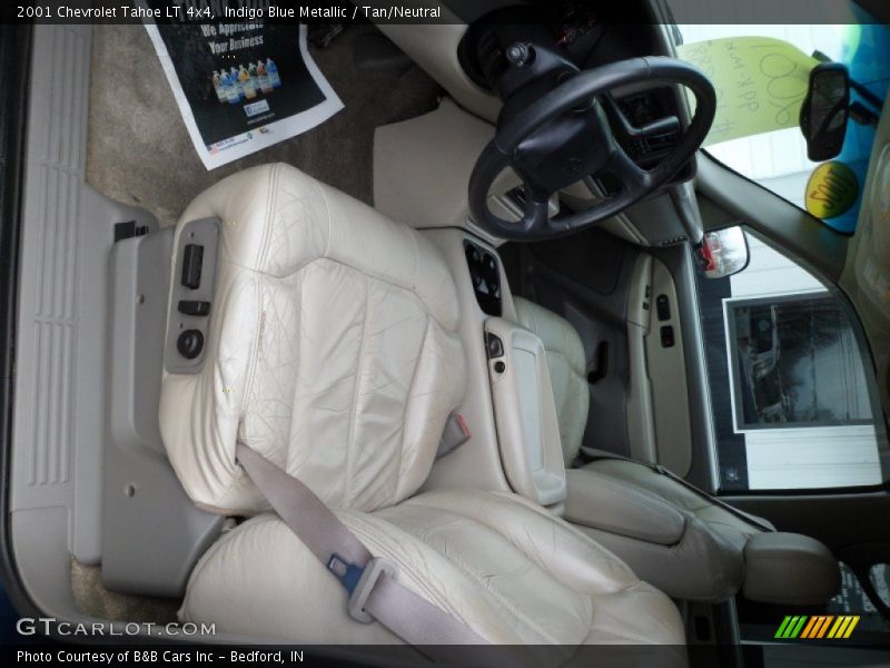 Indigo Blue Metallic / Tan/Neutral 2001 Chevrolet Tahoe LT 4x4