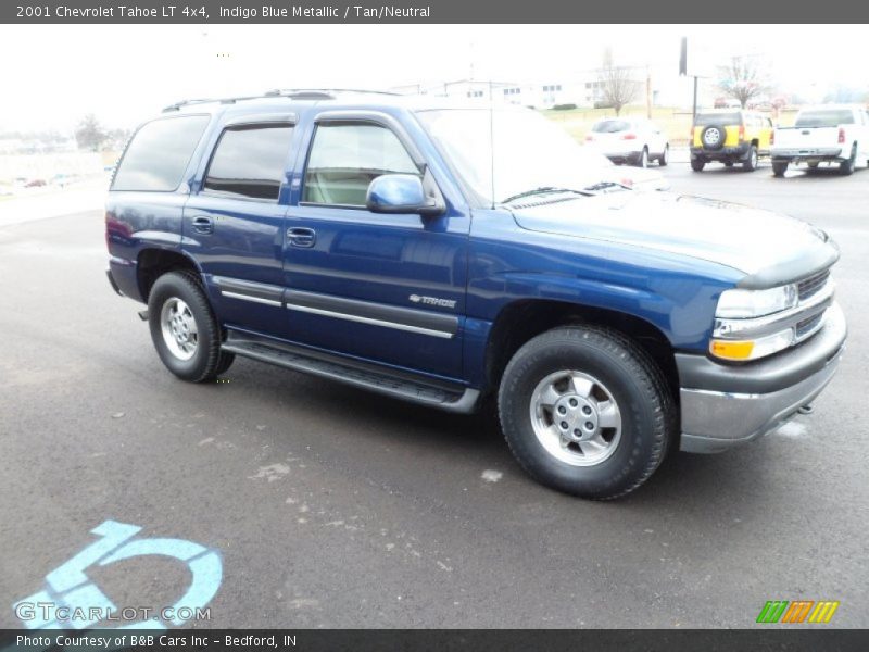 Indigo Blue Metallic / Tan/Neutral 2001 Chevrolet Tahoe LT 4x4