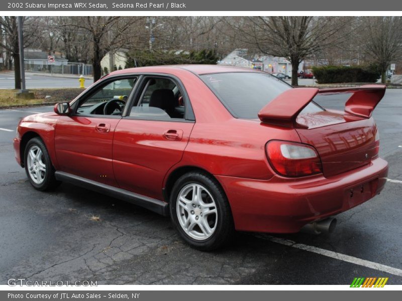 Sedona Red Pearl / Black 2002 Subaru Impreza WRX Sedan