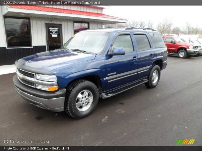 Indigo Blue Metallic / Tan/Neutral 2001 Chevrolet Tahoe LT 4x4