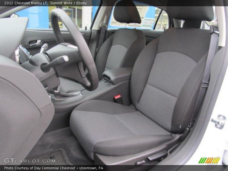 Summit White / Ebony 2012 Chevrolet Malibu LT