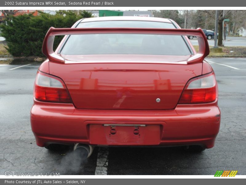 Sedona Red Pearl / Black 2002 Subaru Impreza WRX Sedan