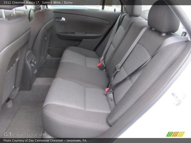 Summit White / Ebony 2012 Chevrolet Malibu LT