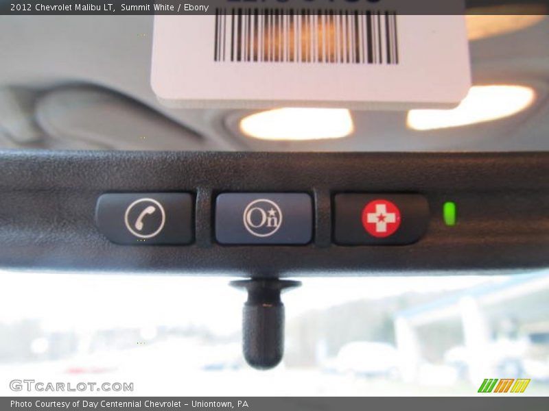 Summit White / Ebony 2012 Chevrolet Malibu LT