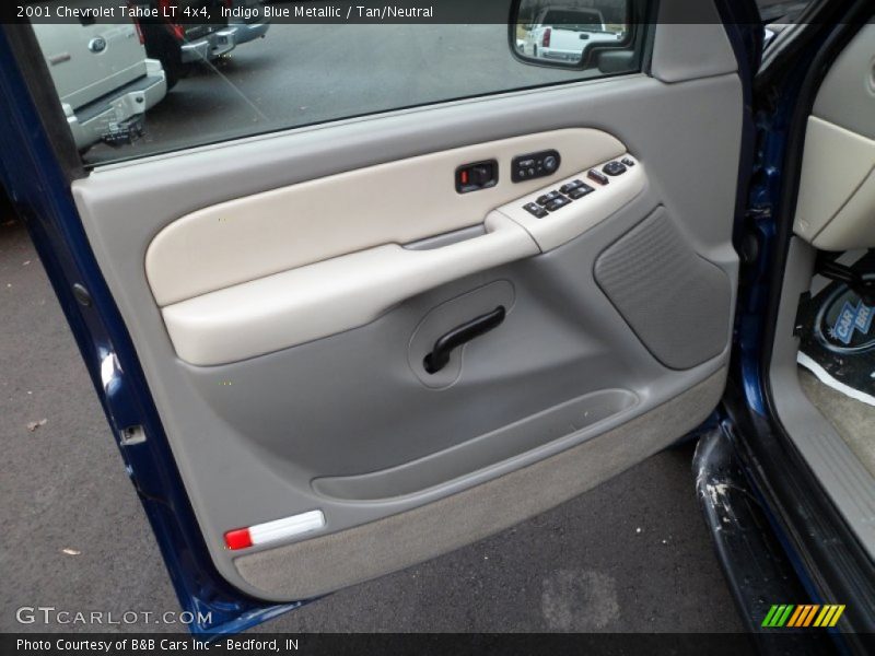 Indigo Blue Metallic / Tan/Neutral 2001 Chevrolet Tahoe LT 4x4