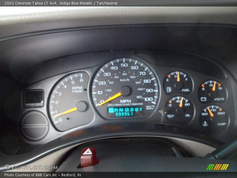  2001 Tahoe LT 4x4 LT 4x4 Gauges