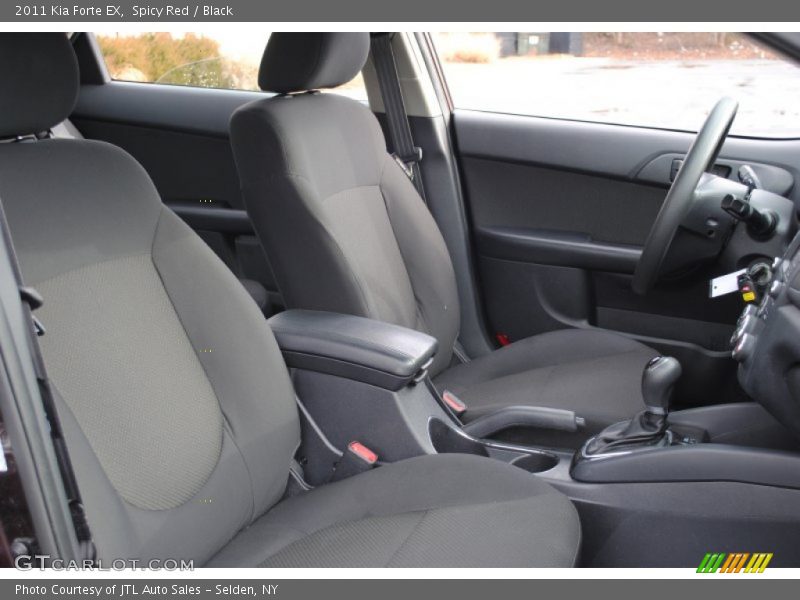 Spicy Red / Black 2011 Kia Forte EX