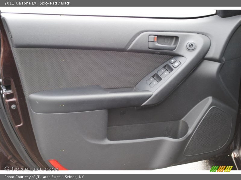 Spicy Red / Black 2011 Kia Forte EX