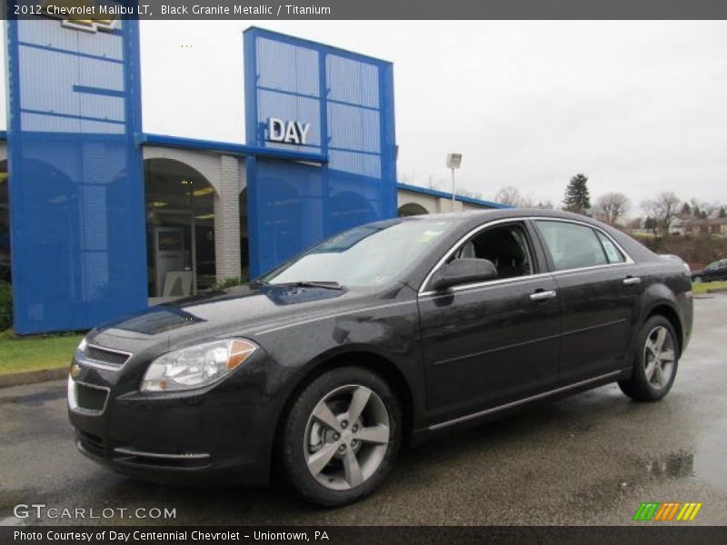 Black Granite Metallic / Titanium 2012 Chevrolet Malibu LT