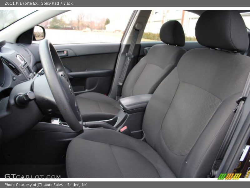 Spicy Red / Black 2011 Kia Forte EX