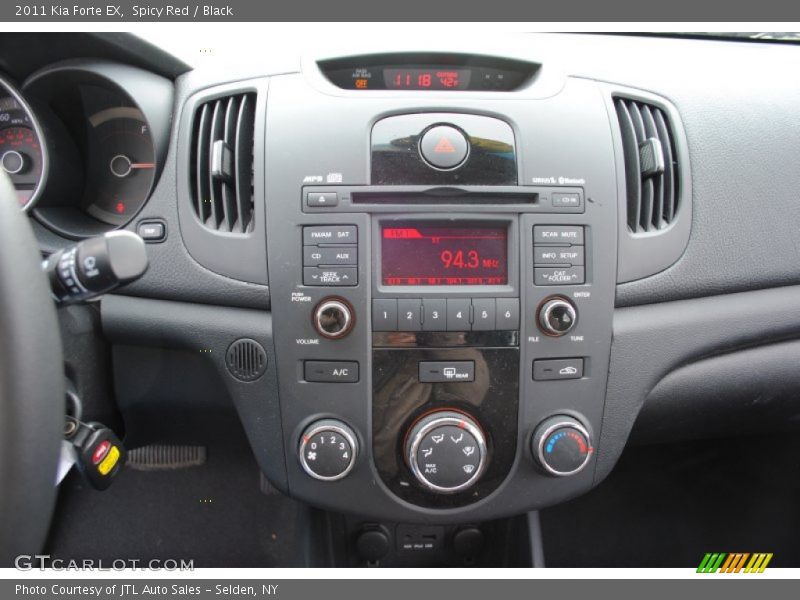 Spicy Red / Black 2011 Kia Forte EX