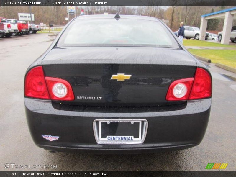 Black Granite Metallic / Titanium 2012 Chevrolet Malibu LT