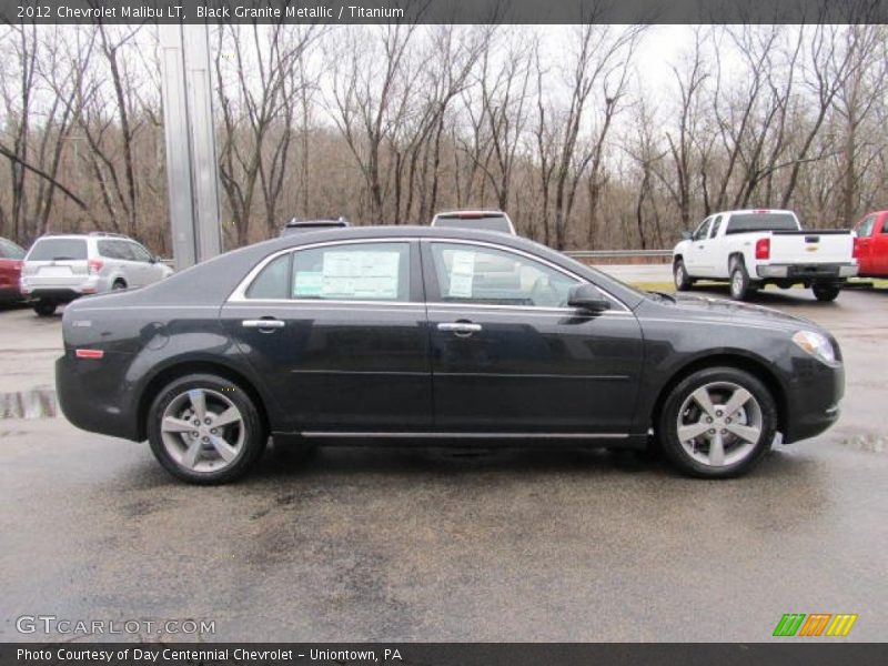 Black Granite Metallic / Titanium 2012 Chevrolet Malibu LT