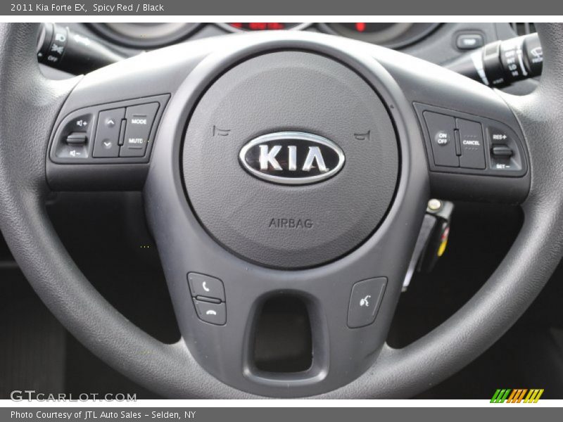 Spicy Red / Black 2011 Kia Forte EX